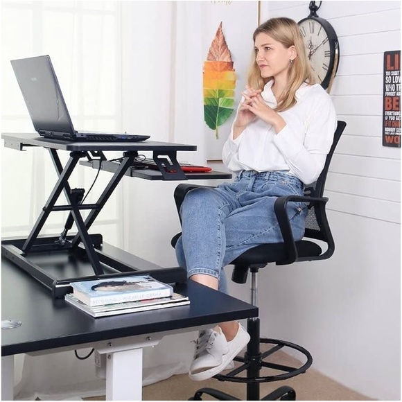 Brand New Tall Ergonomic Office Drafting Chair - Picture 7 of 11